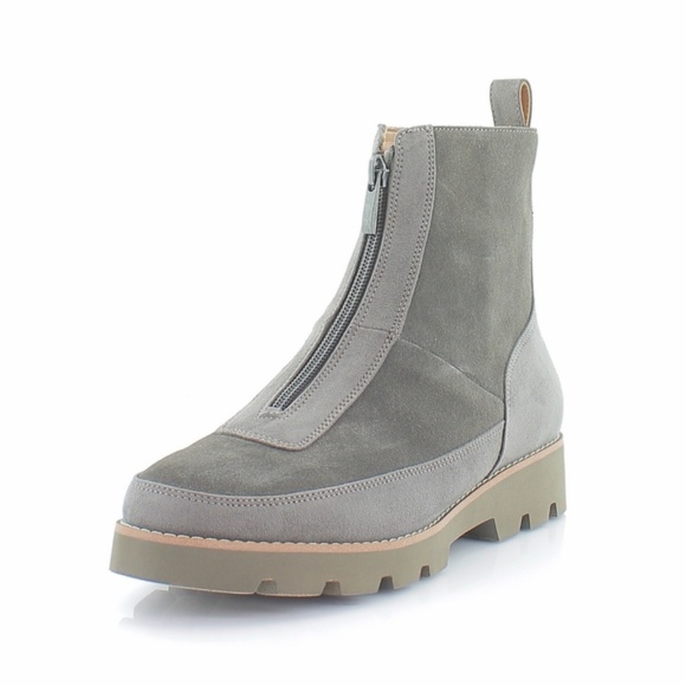 Vionic Lug Sole Estilo Women's Boots Grey Suede Water Repellent
